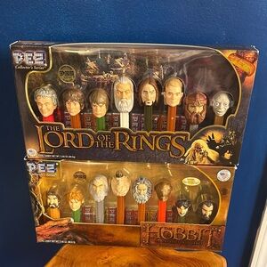 Vintage Collectible Lord of the Rings &  The Hobbit PEZ Dispenser Sets
